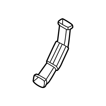 88190-R6110 Hyundai DUCT-FRONT CUSHION,LH Illustration 1 of 1