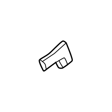 Hyundai 88016-R6010-NNB Recline Lever Left Hand 88016-R6010-NNB Hyundai Recline Lever Left Hand Illustration 1 of 1