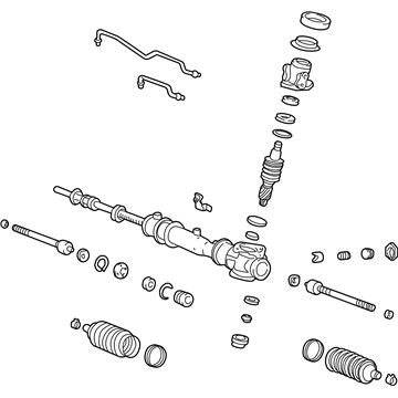 2005 Hyundai Accent Rack And Pinion - 57710-25010