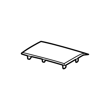 Hyundai 84725-R6000-NNB GRILLE-SPEAKER,LH 84725-R6000-NNB Hyundai GRILLE-SPEAKER,LH Illustration 1 of 1