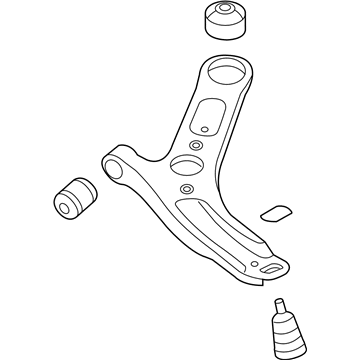54500-2V000 Hyundai Front Lower Arm Complete Left Hand Illustration 1 of 1