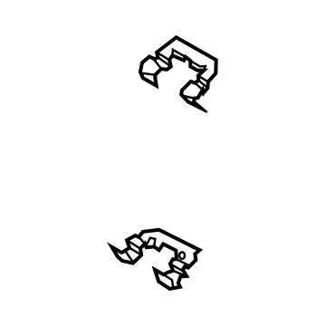 Hyundai 58144-S1000 Pad Spring 58144-S1000 Hyundai Pad Spring Illustration 1 of 1