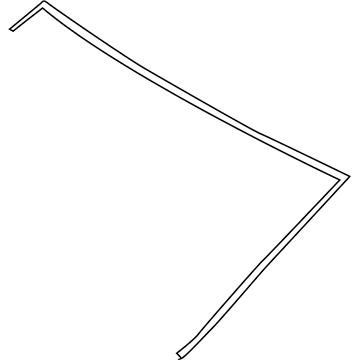 87130-C1000 Hyundai Moulding-Rear Window Glass Illustration 1 of 1