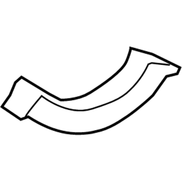 81911-3M000 Hyundai Cover-Trunk Lid Hinge Arm Lower,LH Illustration 1 of 1