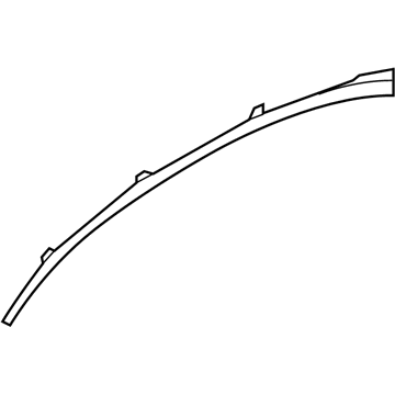 Hyundai 85350-3K500 Bracket-Absorber Side,LH 85350-3K500 Hyundai Bracket-Absorber Side,LH Illustration 1 of 1