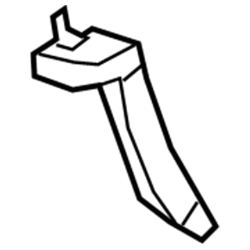 Hyundai 97950-2B000 Duct Assembly-Rear A/C,LH "NO.2" 97950-2B000 Hyundai Duct Assembly-Rear A/C,LH "NO.2" Illustration 1 of 1