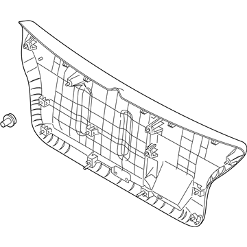 Hyundai 81710-K2000-NNB Trim Assembly-Tail Gate LWR 81710-K2000-NNB Hyundai Trim Assembly-Tail Gate LWR Illustration 1 of 1