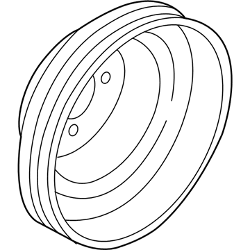 Hyundai Water Pump Pulley - 25221-3C100