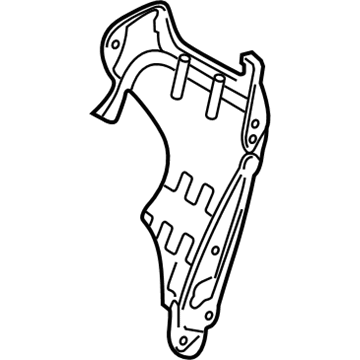 88410-2M661 Hyundai Front Seat Back Passen Frame Assembly Illustration 1 of 1