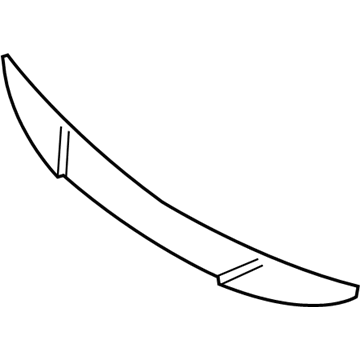 86354-3S100 Hyundai Piece-Radiator Grille Illustration 1 of 1