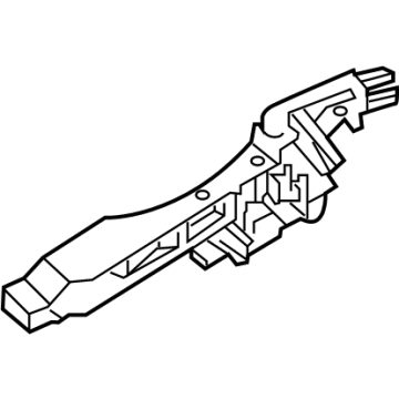 Hyundai 83665-L1000 Base Assembly-RR Dr O/S HDL,RH 83665-L1000 Hyundai Base Assembly-RR Dr O/S HDL,RH Illustration 1 of 1