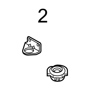 Hyundai 28273-2R000 BRKT-I/C, UPR 28273-2R000 Hyundai BRKT-I/C, UPR Illustration 1 of 1