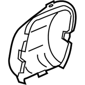 Hyundai 88897-3M000 Cover-Front Seat Belt Dust,LH 88897-3M000 Hyundai Cover-Front Seat Belt Dust,LH Illustration 1 of 1