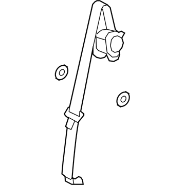 Hyundai Santa Fe Seat Belt - 89810-0W010-HZ