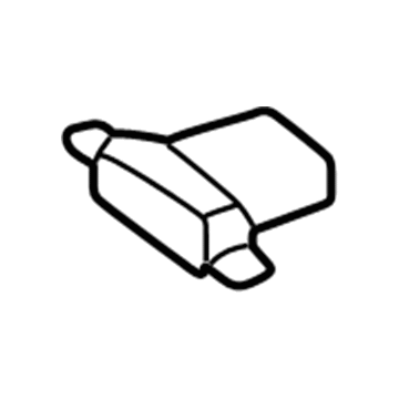Hyundai 87253-25000 Piece-Roof Garnish End Front,LH 87253-25000 Hyundai Piece-Roof Garnish End Front,LH Illustration 1 of 1