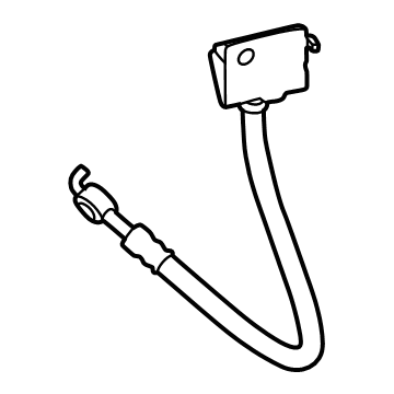 Hyundai 58737-GI000 Rear Wheel Hose Left Hand 58737-GI000 Hyundai Rear Wheel Hose Left Hand Illustration 1 of 1