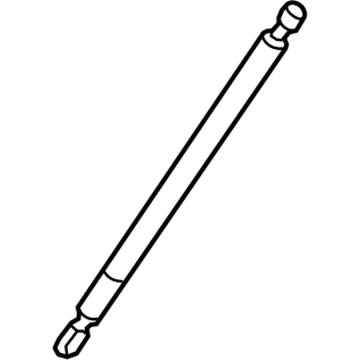 81771-4Z000 Hyundai Tail Gate Lifter Assembly Left Hand Illustration 1 of 1