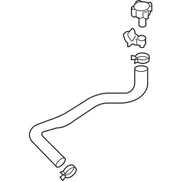 Hyundai 45270-26000 Breather Hose 45270-26000 Hyundai Breather Hose Illustration 1 of 1