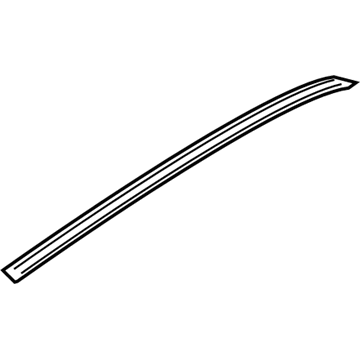 81675-B1000 Hyundai Side Molding-Panoramaroof,LH Illustration 1 of 1