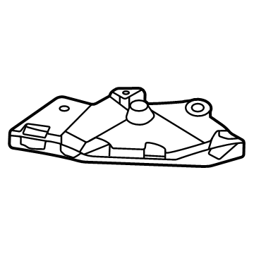 92141-D2500 Hyundai Bracket Assembly-Head Lamp MTG,RH Illustration 1 of 1