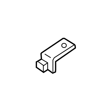 92132-D3500 Hyundai Bracket-H/LAMP MTG SUPT,LH Illustration 1 of 1