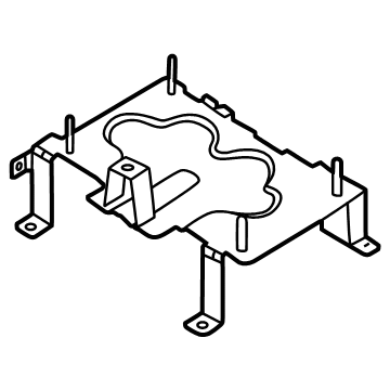 Hyundai 37554-P0000 BRACKET-POWER RELAY MOUNTING 37554-P0000 Hyundai BRACKET-POWER RELAY MOUNTING Illustration 1 of 1