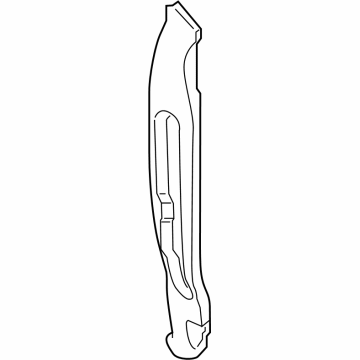 Hyundai 84116-P6000 Fender Insulator Left Hand 84116-P6000 Hyundai Fender Insulator Left Hand Illustration 1 of 1