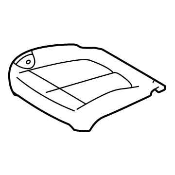 Hyundai 88260-PI000-TYK Front Cushion Covering Assembly Right Hand 88260-PI000-TYK Hyundai Front Cushion Covering Assembly Right Hand Illustration 1 of 1