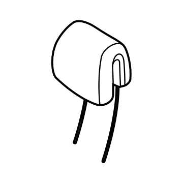 Hyundai 88700-PI000-TYK Front Seat Headrest Assembly 88700-PI000-TYK Hyundai Front Seat Headrest Assembly Illustration 1 of 1