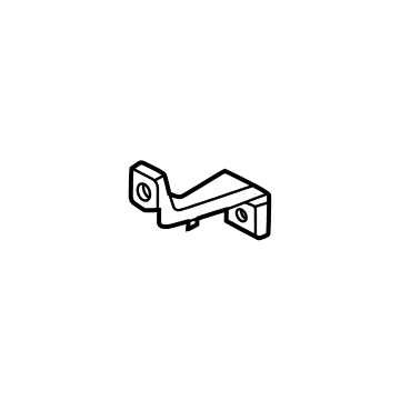86636-L1700 Hyundai Rear Beam Lower Bracket MTG Illustration 1 of 1
