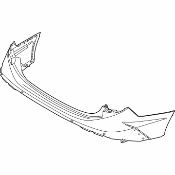 Hyundai 86610-L1700 COVER ASSY-RR BUMPER UPR 86610-L1700 Hyundai COVER ASSY-RR BUMPER UPR Illustration 1 of 1