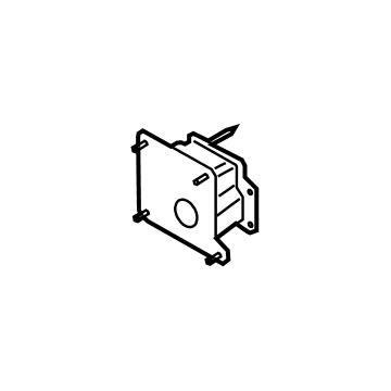 86641-S8010 Hyundai Stay-RR Bumper LH Illustration 1 of 1