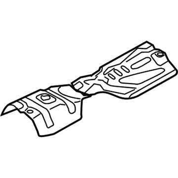 Hyundai 28793-3S100 Panel-Heat Protector, Center 28793-3S100 Hyundai Panel-Heat Protector, Center Illustration 1 of 1