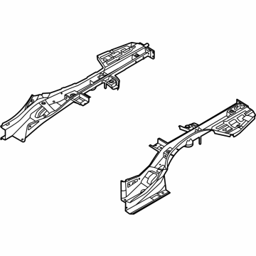 Hyundai 65710-L5500 Rear Floor Side Member Assembly Left Hand 65710-L5500 Hyundai Rear Floor Side Member Assembly Left Hand Illustration 1 of 1