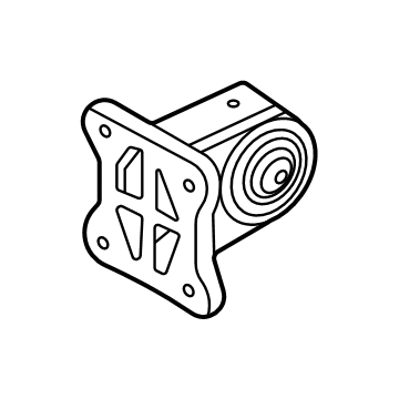 218G0-GI000 Hyundai BRKT ASSY-MOTOR MTG RR Illustration 1 of 1