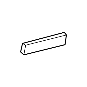 866V3-R6000 Hyundai PAD-RR BUMPER NO.3 Illustration 1 of 1