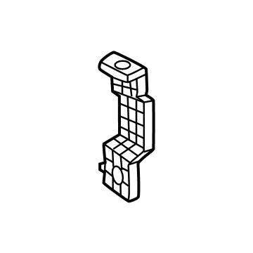 Hyundai 86633-R6000 BRACKET-RR BEAM UPR MTG 86633-R6000 Hyundai BRACKET-RR BEAM UPR MTG Illustration 1 of 1