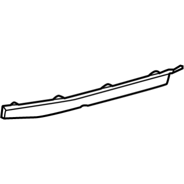 Hyundai 86697-R6000-CA PIECE-RR BUMPER SIDE,LH 86697-R6000-CA Hyundai PIECE-RR BUMPER SIDE,LH Illustration 1 of 1