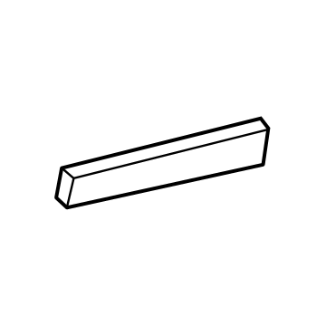 866V4-R6000 Hyundai PAD-RR BUMPER NO.4 Illustration 1 of 1