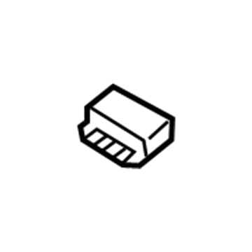 Hyundai 86159-D3000 Bracket-Cowl Mounting 86159-D3000 Hyundai Bracket-Cowl Mounting Illustration 1 of 1