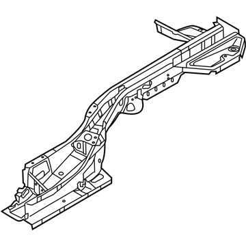 Hyundai 65710-G7000 Rear Floor Side Member Assembly Left Hand 65710-G7000 Hyundai Rear Floor Side Member Assembly Left Hand Illustration 1 of 1