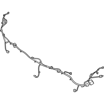 Hyundai 91890-KL010 Front Bumper Wiring Harness 91890-KL010 Hyundai Front Bumper Wiring Harness Illustration 1 of 1