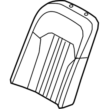 89460-D2010-NNI Hyundai Rear Right Hand Seat Back Cover Illustration 1 of 1