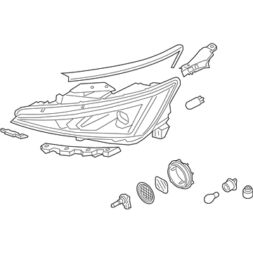 Hyundai Elantra Headlight - 92102-F2540