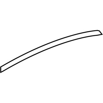 86392-0U000 Hyundai Tape-Rear Door Black Frame Upper,RH Illustration 1 of 1