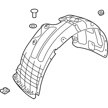 Hyundai Tucson Wheelhouse - 86811-D3500