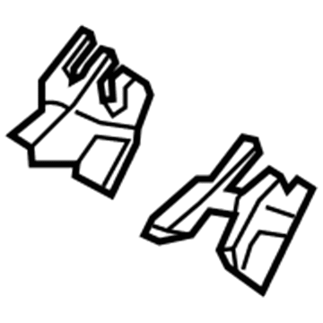 Hyundai 88031-C2000-TRY Inside Cover-Front,LH 88031-C2000-TRY Hyundai Inside Cover-Front,LH Illustration 1 of 1