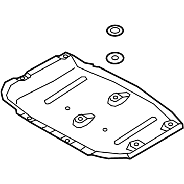 Hyundai 86880-D2000 Cover Assembly-Spare Tire 86880-D2000 Hyundai Cover Assembly-Spare Tire Illustration 1 of 1