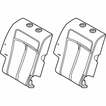 89400-PI210-RXU Hyundai Rear Seat Back Assembly Right Hand Illustration 1 of 1