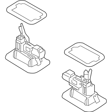 Hyundai 92501-D2000 Lamp Assembly-License Plate,LH 92501-D2000 Hyundai Lamp Assembly-License Plate,LH Illustration 1 of 1